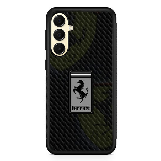Ferrari Silvery Touch Samsung Galaxy A16 Case | Slim Rubber Case for Samsung Galaxy A16