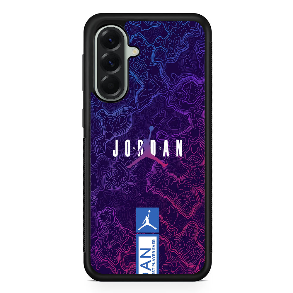 Air Jordan The Twilight Sky Contour Samsung Galaxy A56 Case | Samsung Galaxy A56 Rubber Protective Case