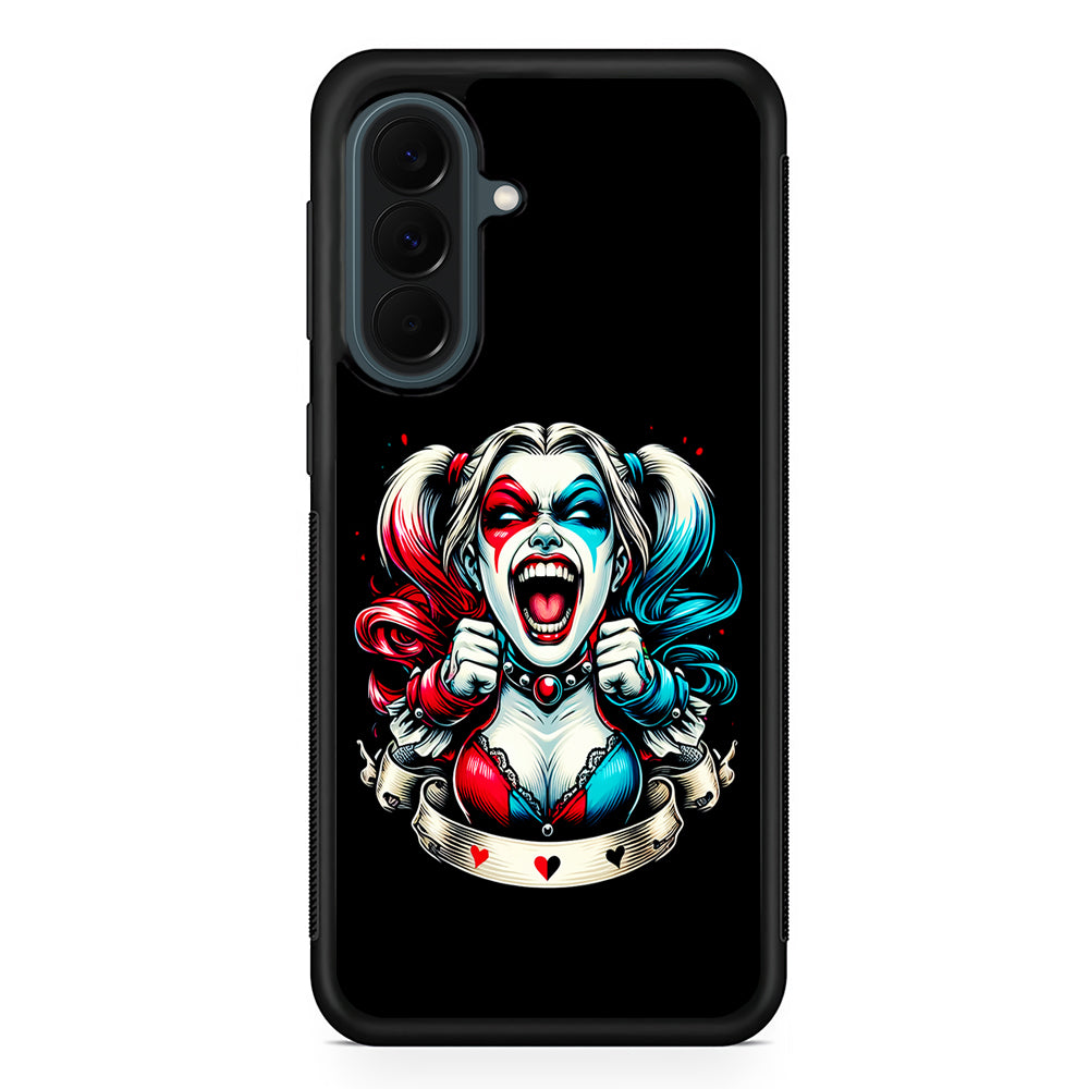 Harley Quinn Scream Samsung Galaxy A37 Case | Samsung Galaxy A37 Rubber Phone Case