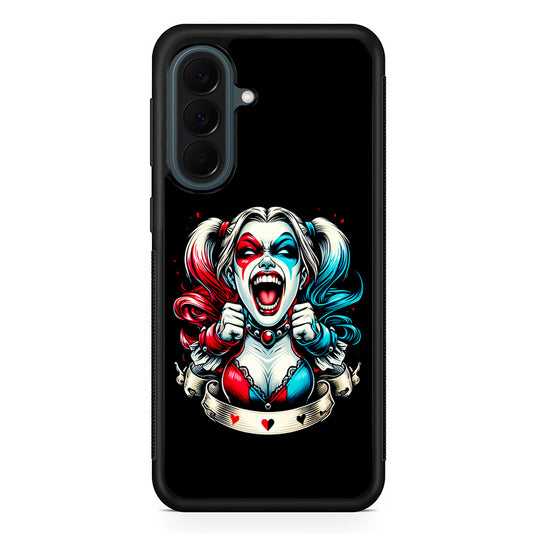 Harley Quinn Scream Samsung Galaxy A37 Case | Samsung Galaxy A37 Rubber Phone Case
