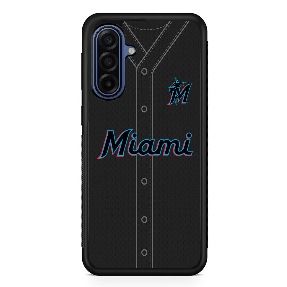 MLB Miami Marlins Jersey Samsung Galaxy A17 Case | Slim Protective Phone Cover