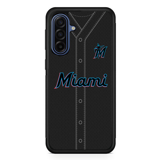 MLB Miami Marlins Jersey Samsung Galaxy A17 Case | Slim Protective Phone Cover