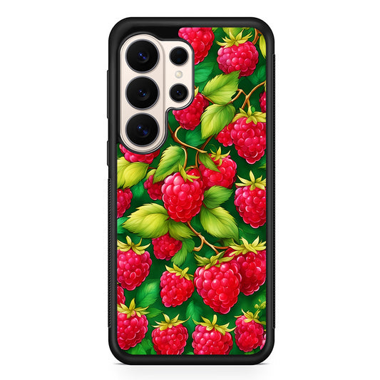 Raspberry Leaves and Berries Samsung Galaxy S26 Ultra Case | Slim Protective Case for Samsung Galaxy S26 Ultra