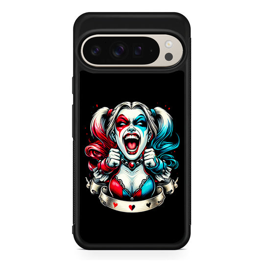 Harley Quinn Scream Google Pixel 9 Pro Case | Slim Protective Cover