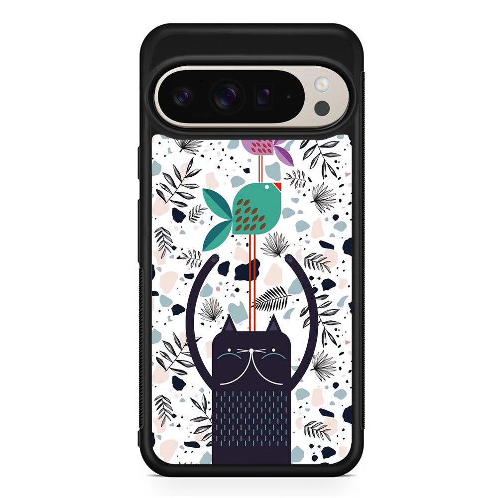 Cat Fish Aesthetic Google Pixel 9 Pro Case | Slim Protective Cover