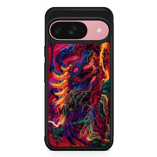 CS GO Hyper Beast Art Google Pixel 9 Case | Google Pixel 9 Protective Rubber Case