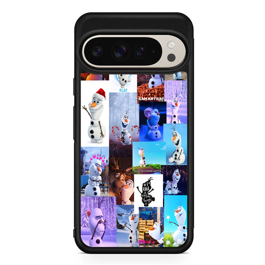 Olaf Frozen Aesthetic Google Pixel 9 Pro Case | Slim Protective Cover