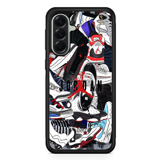 Air Jordan Scattered Collection Samsung Galaxy A56 Case | Samsung Galaxy A56 Rubber Protective Case