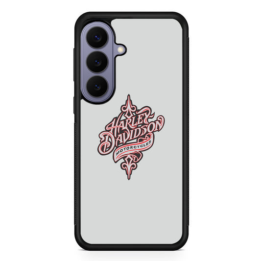 Harley Davidson Soft Grey Samsung Galaxy S26 Case | Lightweight Samsung Galaxy S26 Phone Case