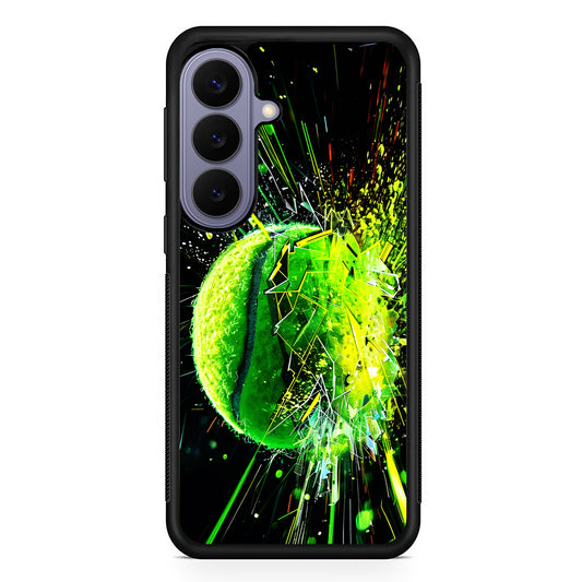 Tennis Ball Breaks Glass Samsung Galaxy S26 Case | Durable Rubber Case for Samsung Galaxy S26