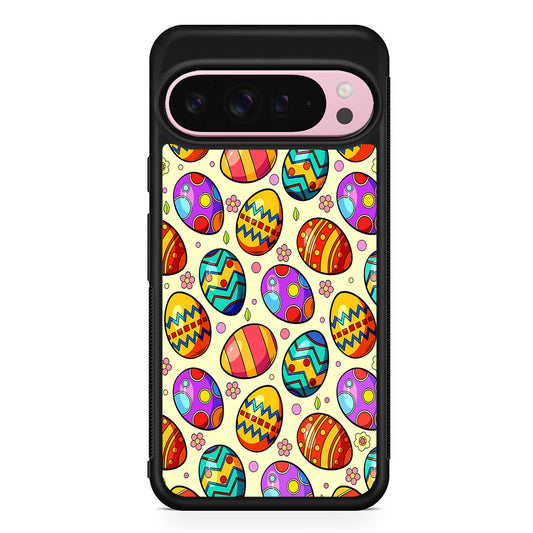 Easter Eggs Colorful Pattern Google Pixel 9 Pro XL Case | Protective Cover