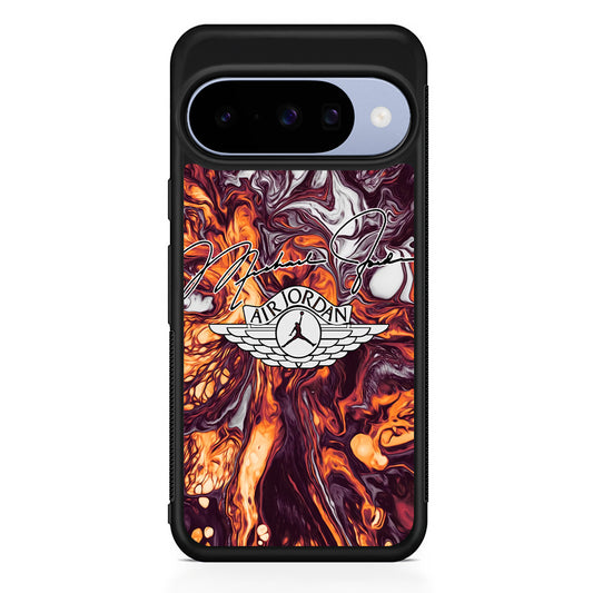 Air Jordan Luxe Signature Marble Google Pixel 10 Case | Google Pixel 10 Rubber Protective Case