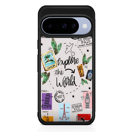 Explore The World Travel Google Pixel 10 Case | Google Pixel 10 Rubber Protective Case