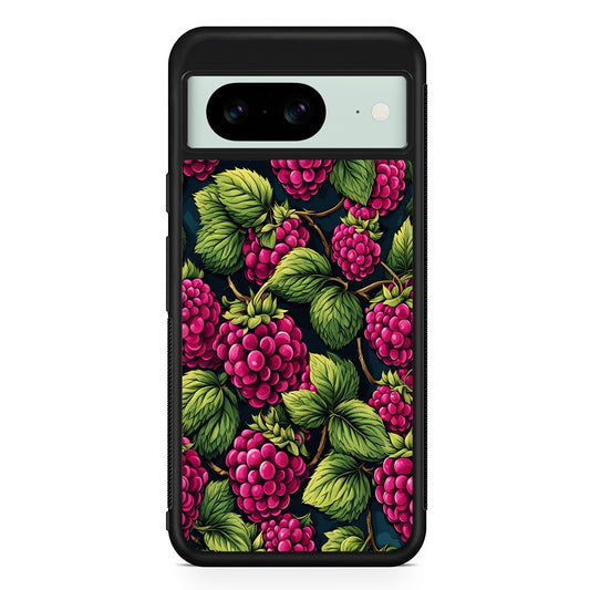 Raspberry Fresh Tropical Fruit Google Pixel 8 Case | Durable Protective Cover for Google Pixel 8