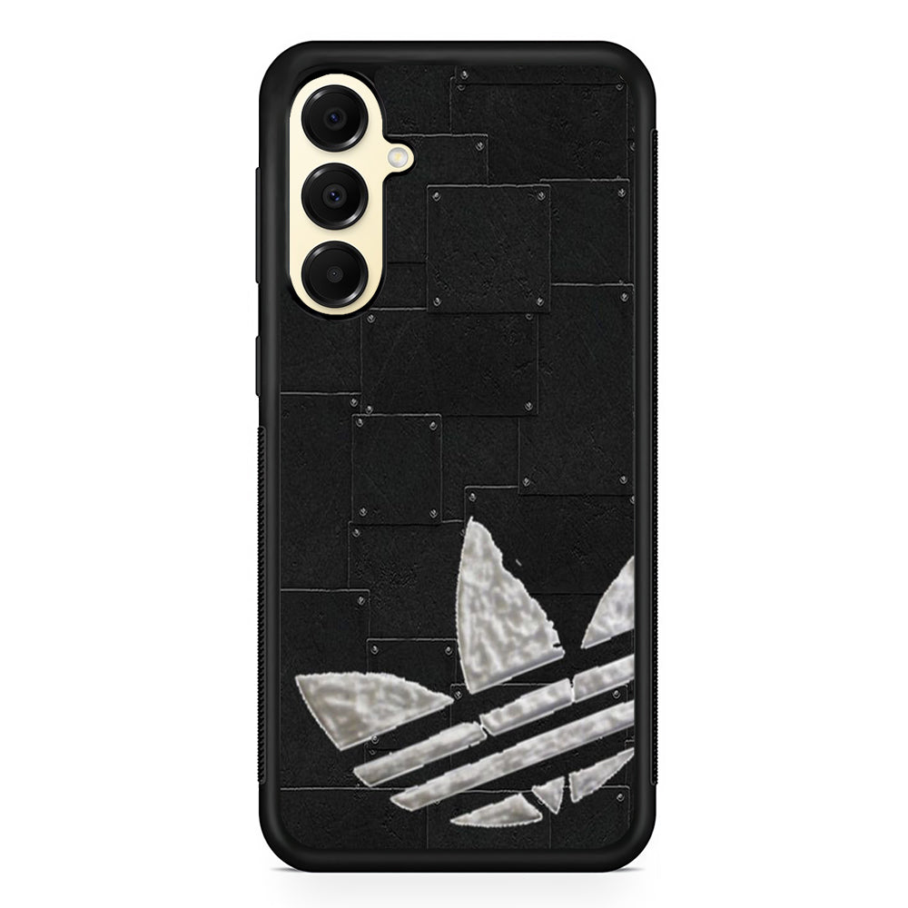 Adidas Metal Skin Logo Samsung Galaxy A16 Case | Slim Rubber Case for Samsung Galaxy A16