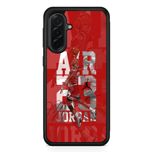 Air Jordan Silver Light Samsung Galaxy A36 Case | Slim Samsung Galaxy A36 Protective Case