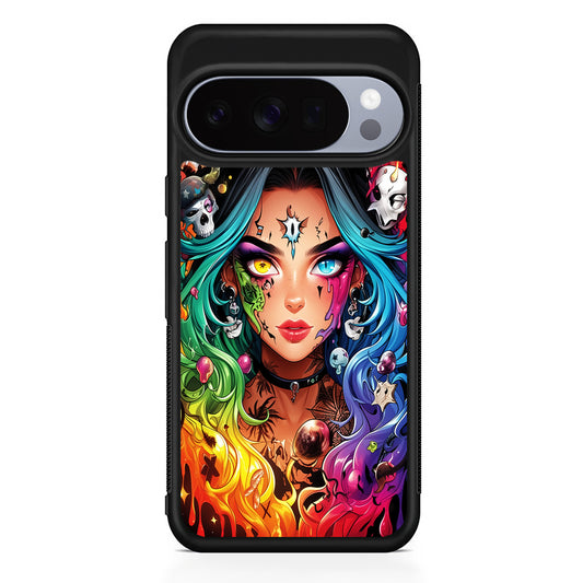 Anime Witch Girl Art Google Pixel 10 Pro Case | Slim Google Pixel 10 Pro Rubber Case
