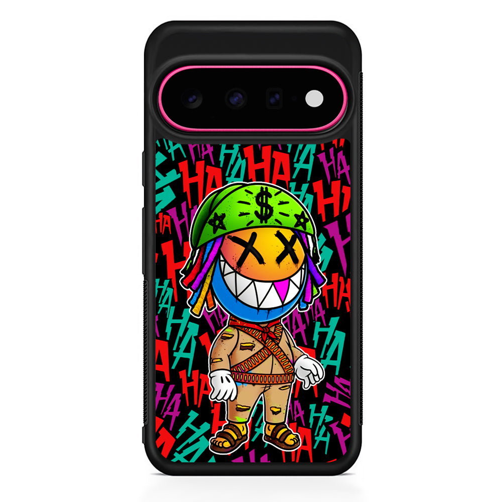 Always Happy Smiling Mask Google Pixel 11 Case | Slim Shockproof Cover
