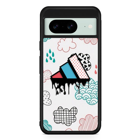 Adidas Clouds Art Google Pixel 8 Case | Durable Protective Cover for Google Pixel 8