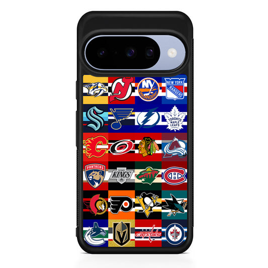All NHL Teams Jersey Google Pixel 10 Case | Google Pixel 10 Rubber Protective Case