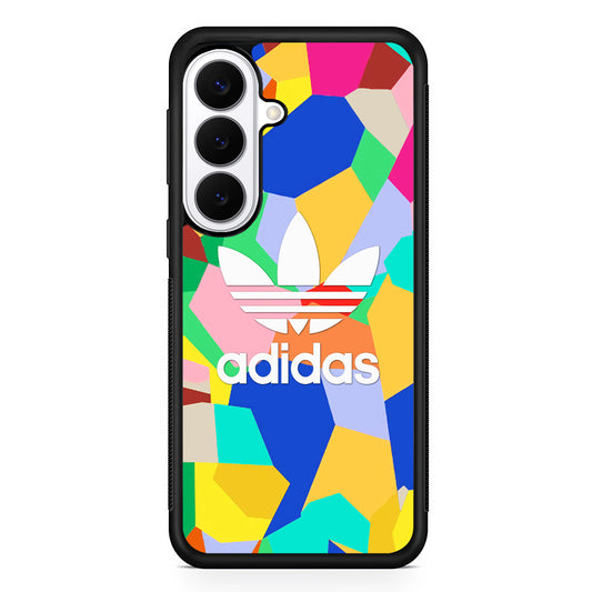 Adidas White on Canvas Samsung Galaxy S26 Plus Case | Lightweight Protective Cover for Galaxy S26 Plus