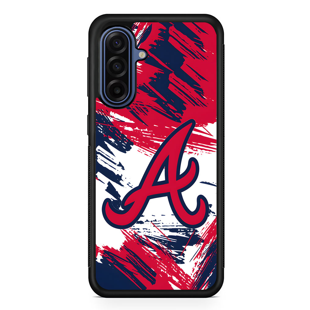 MLB Atlanta Braves Logo Samsung Galaxy A17 Case | Slim Protective Phone Cover
