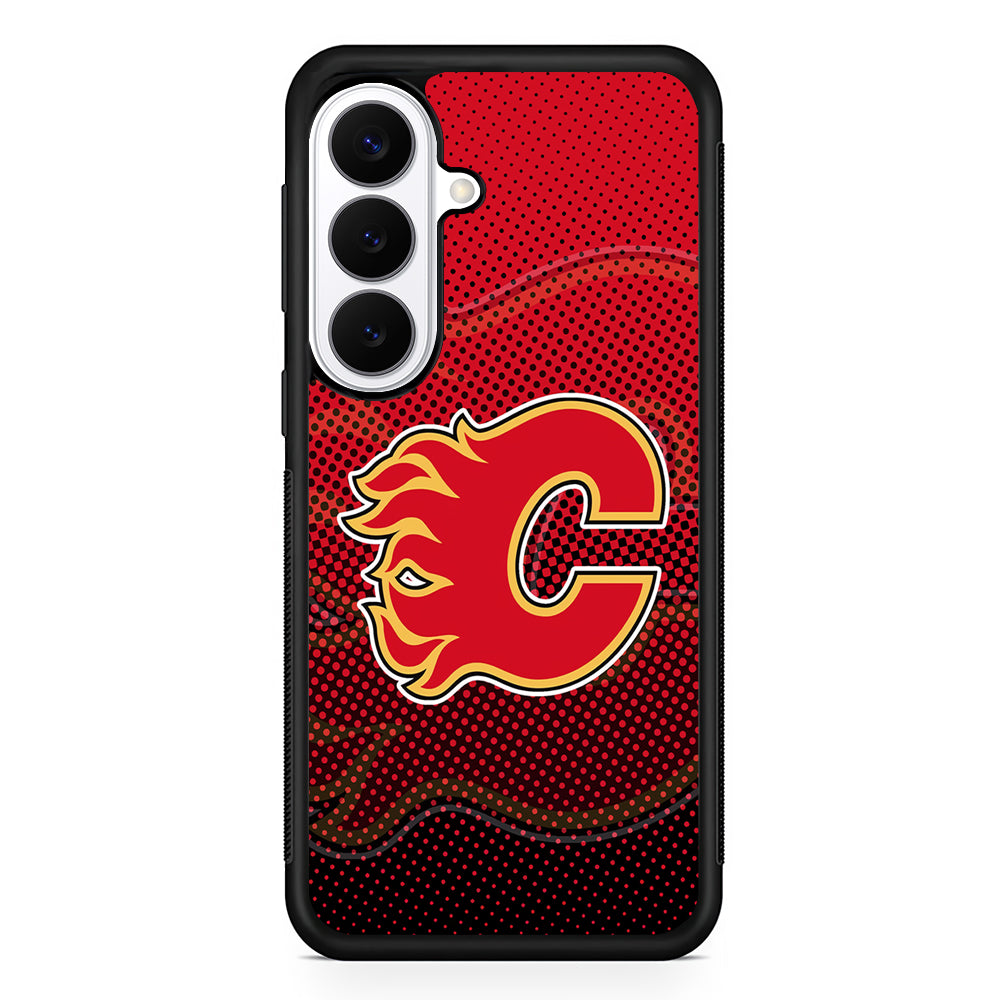 NHL Calgary Flames Dot Samsung Galaxy S26 Plus Case | Slim Protective Cover for Samsung Galaxy S26 Plus