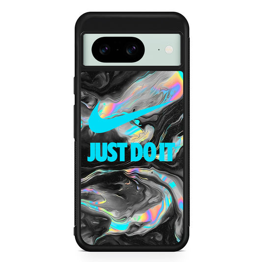 Nike Marble Chrome Google Pixel 8 Case | Slim Rubber Case for Google Pixel 8