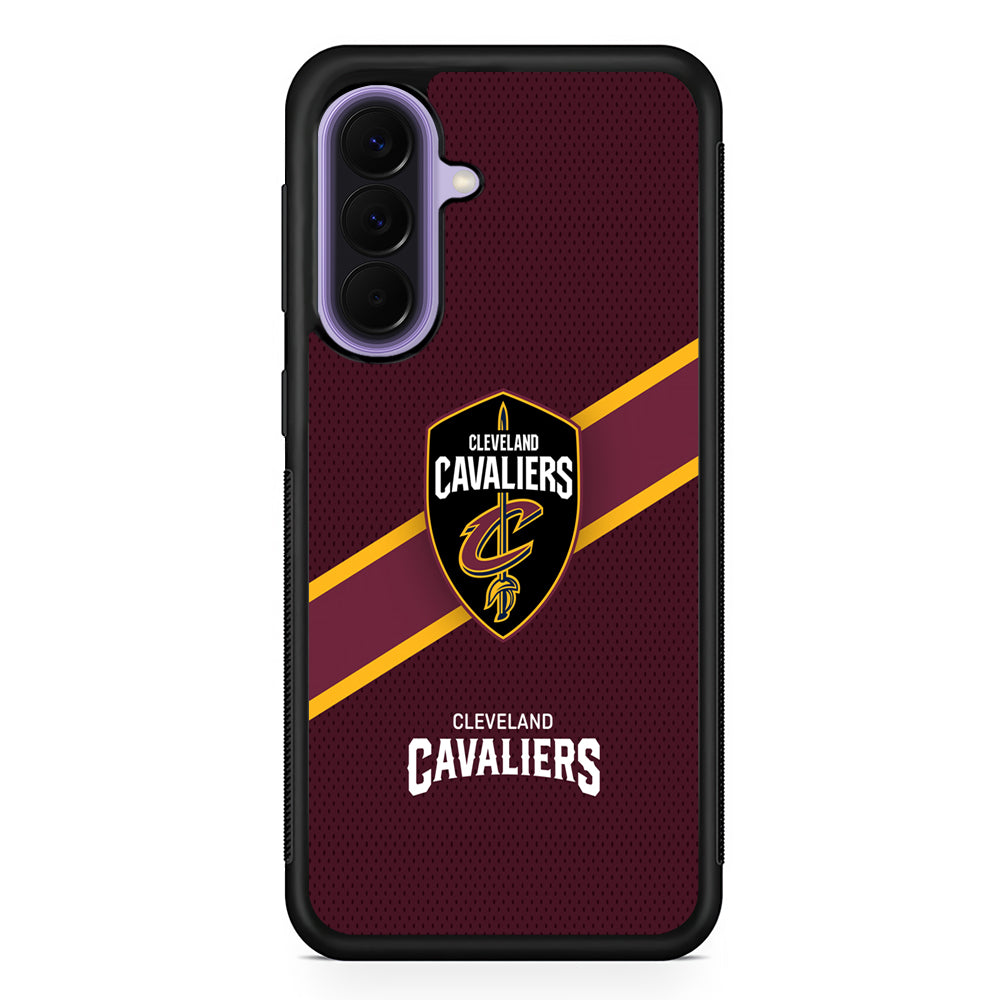 NBA Cleveland Cavaliers Logo Samsung Galaxy A57 Case | Slim Samsung Galaxy A57 Rubber Case