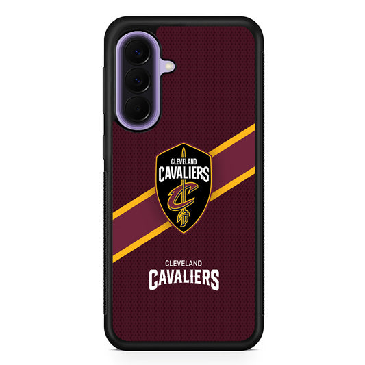 NBA Cleveland Cavaliers Logo Samsung Galaxy A57 Case | Slim Samsung Galaxy A57 Rubber Case