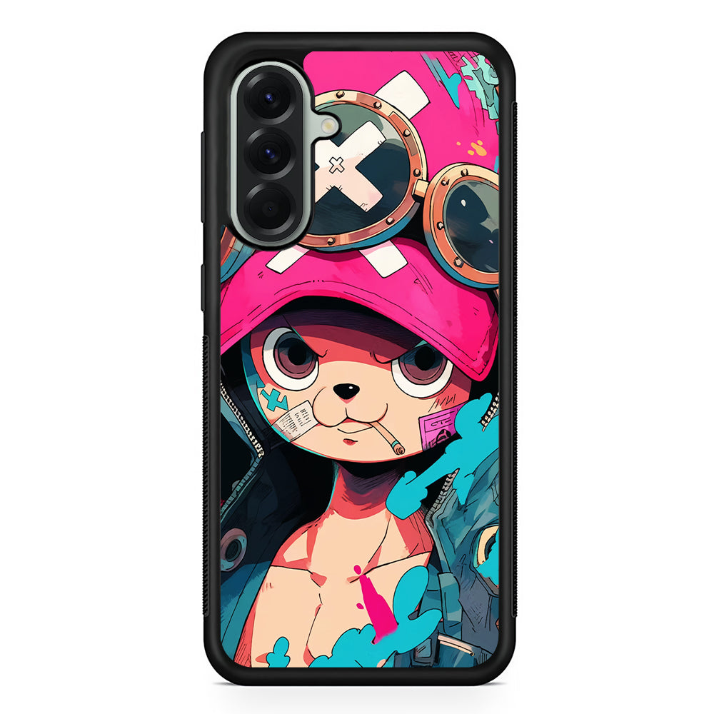 One Piece Bad Chopper Samsung Galaxy A56 Case | Samsung Galaxy A56 Protective Rubber Case