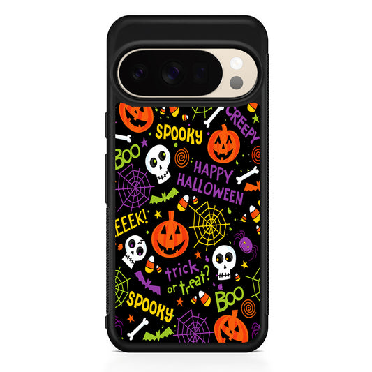 Happy Halloween Spooky Google Pixel 10 Pro XL Case | Slim Google Pixel 10 Pro XL Protective Case