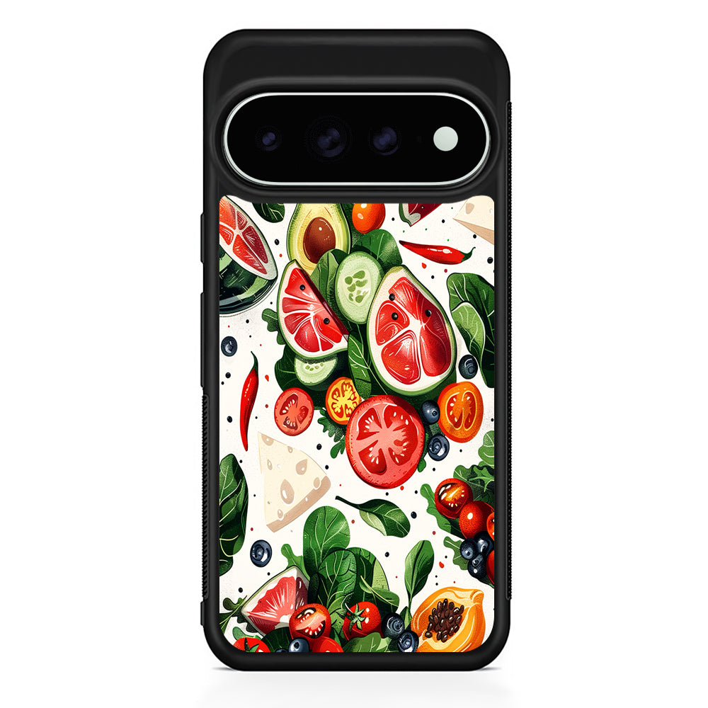 Fresh Organic Fruits and Vegetables Google Pixel 11 Pro XL Case - Custom Design Protective Case