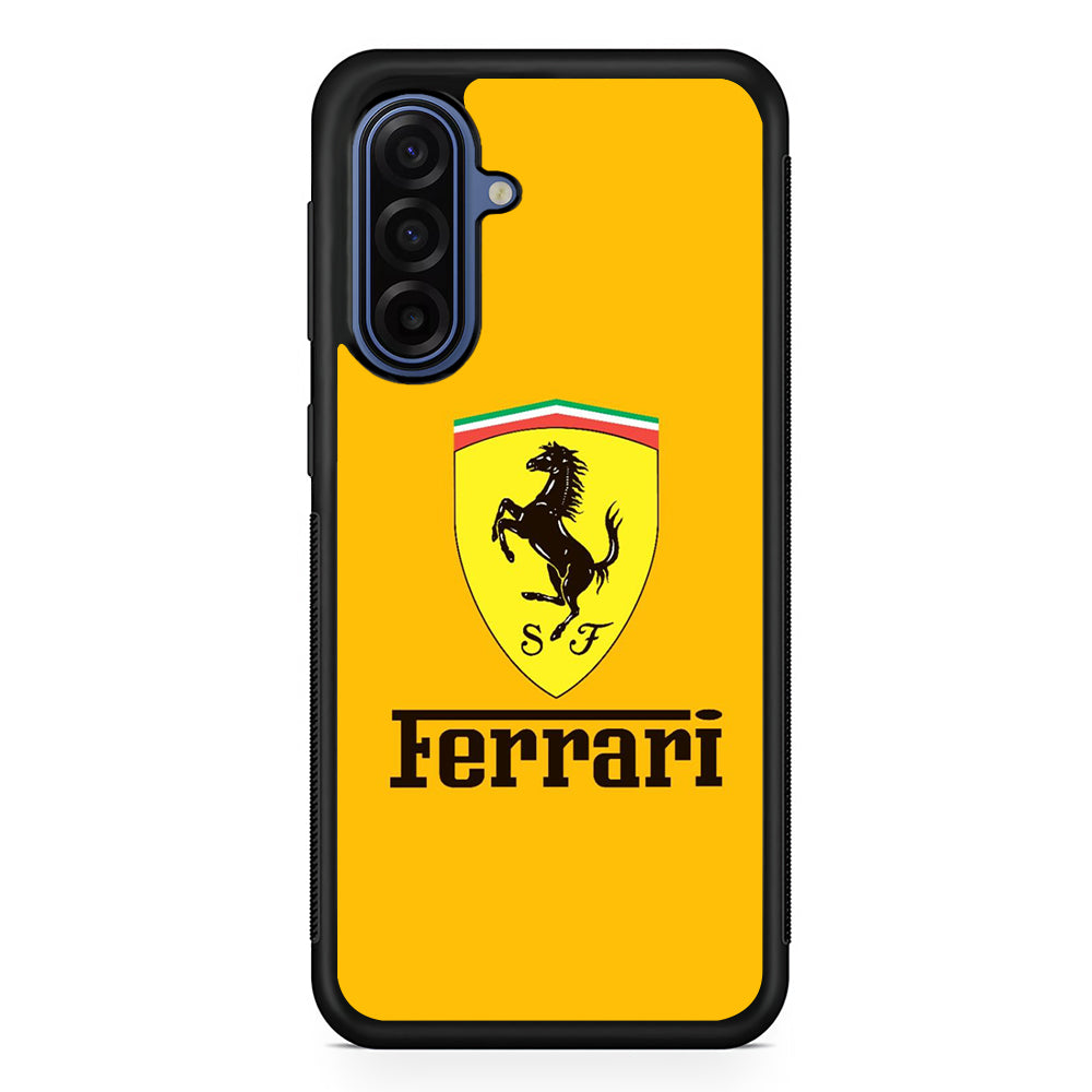 Ferrari Yellow Backdrop Samsung Galaxy A17 Case | Durable Samsung Galaxy A17 Cover