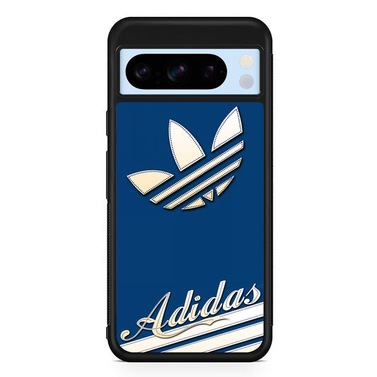 Adidas Stripe Royal Blue Google Pixel 8 Pro Case | Slim Protective Cover