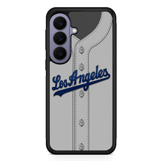 MLB Los Angeles Dodgers Jersey Samsung Galaxy S26 Case | Durable Rubber Case for Samsung Galaxy S26