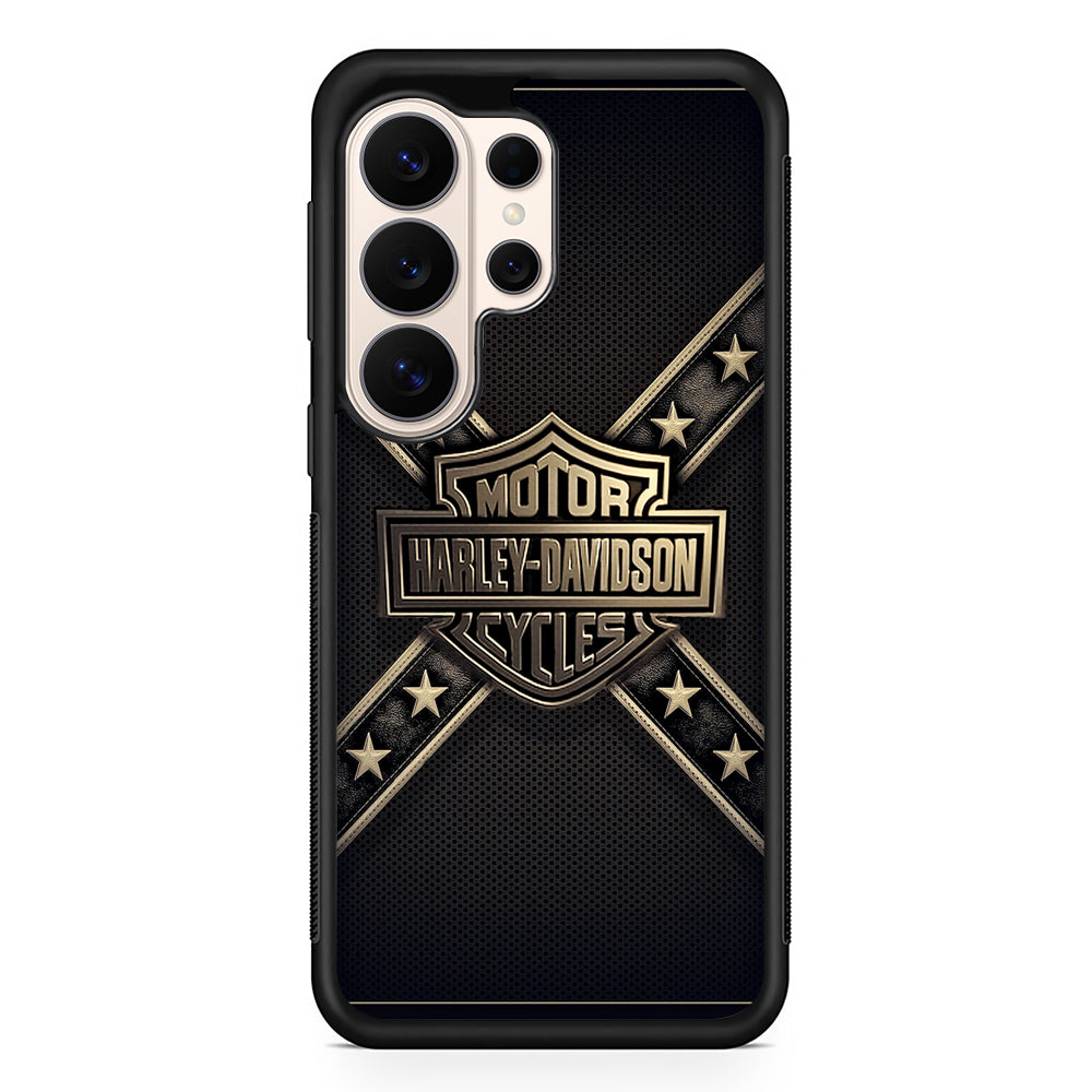 Harley Davidson Golden Star Samsung Galaxy S26 Ultra Case | Slim Everyday Protection for Galaxy S26 Ultra