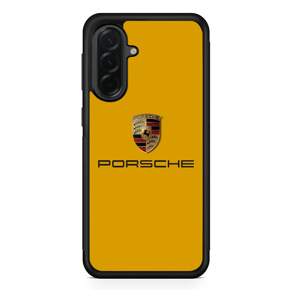 Porsche Small and Simply Samsung Galaxy A36 Case | Durable Samsung Galaxy A36 Cover