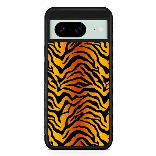 Tiger Stripe Skin Pattern Google Pixel 8 Case | Durable Protective Cover for Google Pixel 8