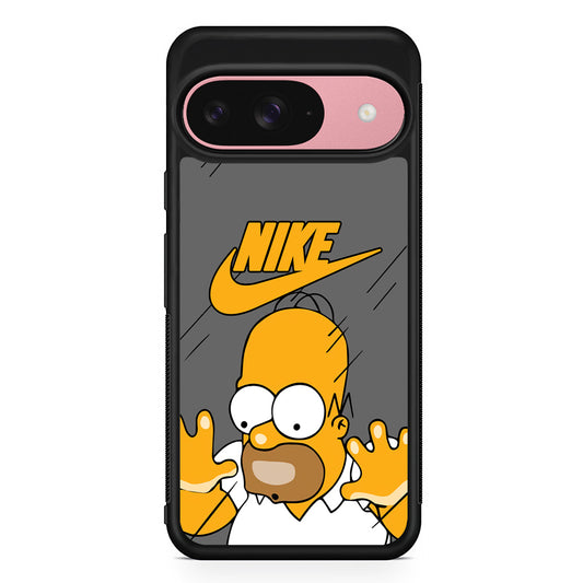 Nike Homer Simpson Character Google Pixel 9 Case | Durable Google Pixel 9 Cover