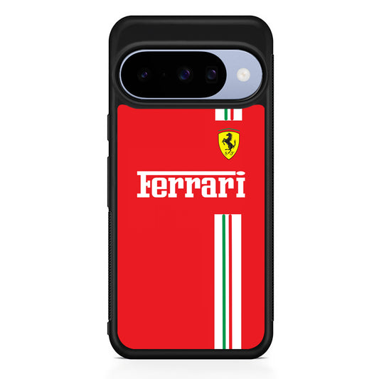 Ferrari Power Up Google Pixel 10 Case | Google Pixel 10 Rubber Protective Case