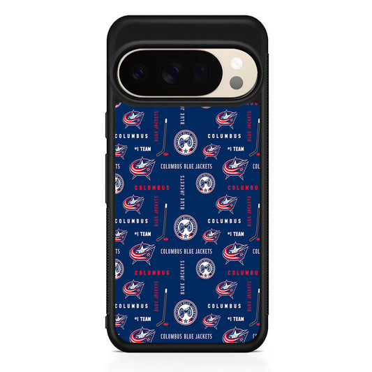 NHL Columbus Blue Jackets Design Google Pixel 10 Pro XL Case | Slim Google Pixel 10 Pro XL Protective Case