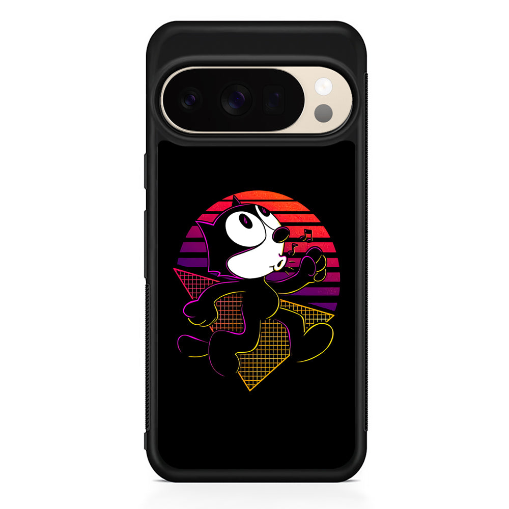 Felix The Cat Whistling Google Pixel 10 Pro XL Case | Slim Google Pixel 10 Pro XL Protective Case