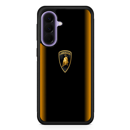 Lamborghini Stripe Gold Samsung Galaxy A57 Case | Slim Samsung Galaxy A57 Rubber Case