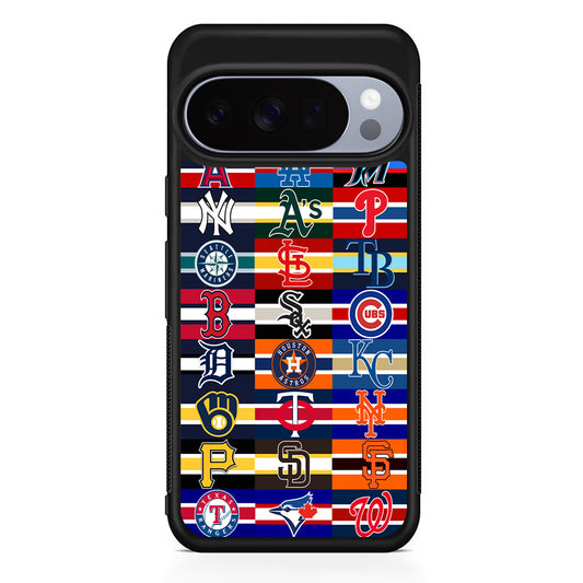 All MLB Teams Jersey Google Pixel 10 Pro Case | Slim Google Pixel 10 Pro Rubber Case
