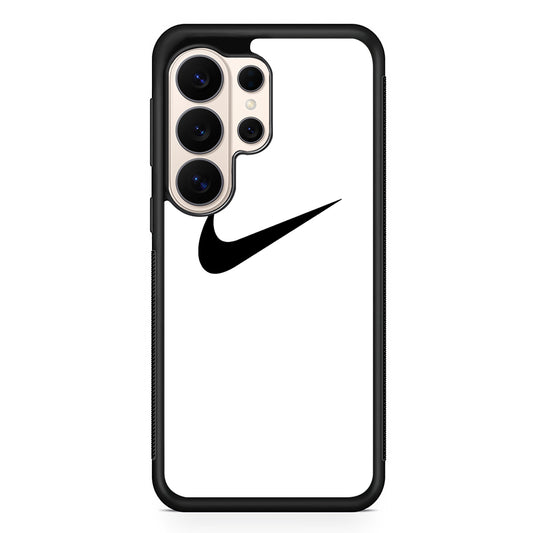 Nike White Milk Black Logo Samsung Galaxy S26 Ultra Case | Slim Everyday Protection for Galaxy S26 Ultra