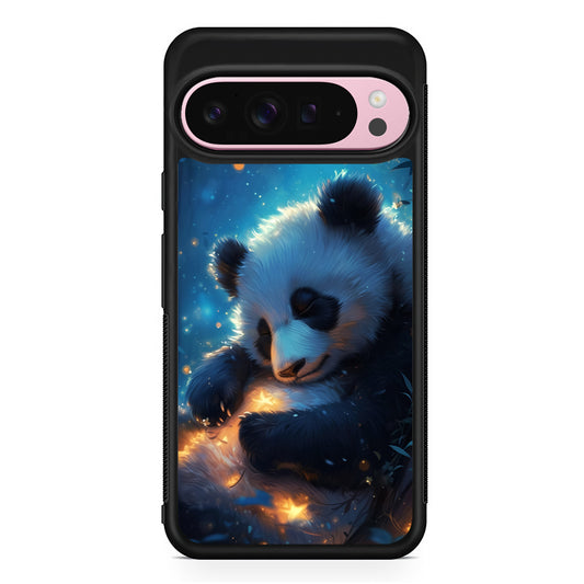 Cute Panda is Sleeping Google Pixel 9 Pro XL Case | Protective Cover