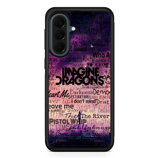 Imagine Dragons Poster Art Samsung Galaxy A37 Case | Samsung Galaxy A37 Rubber Phone Case