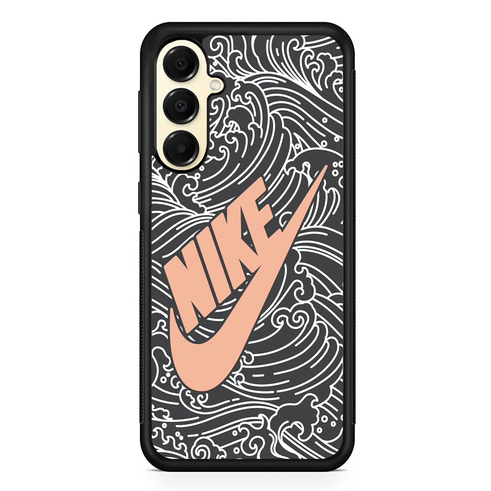 Nike Wave Pattern Samsung Galaxy A16 Case | Custom Protective Samsung Galaxy A16 Case
