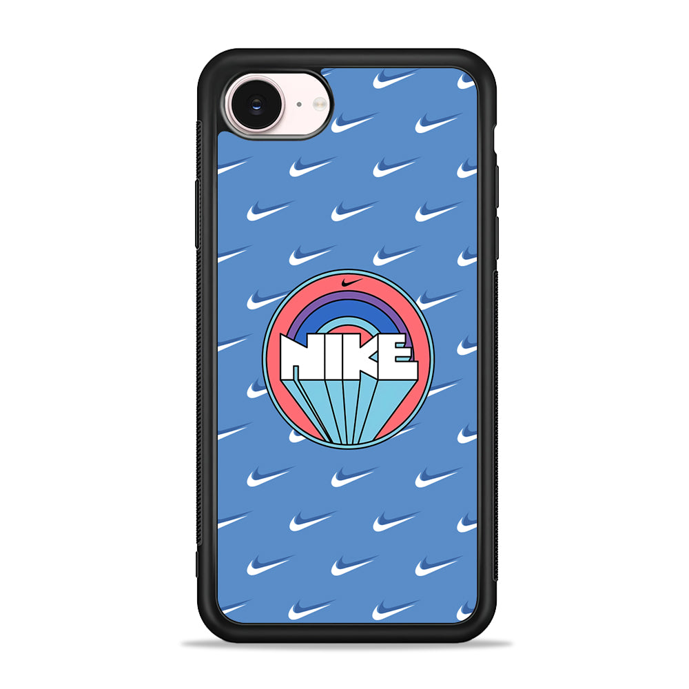 Nike Patern and Rounded Shape iPhone 17e Case - Silicone Case